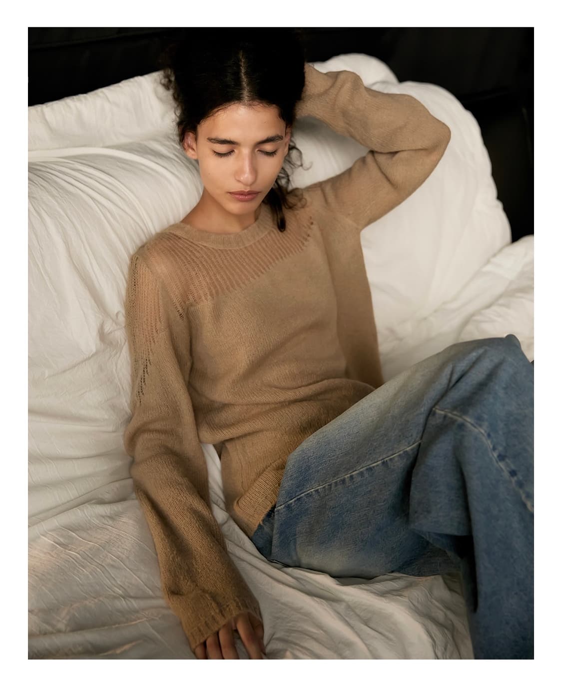 더포르타 모헤어 시어 니트 상품이미지1