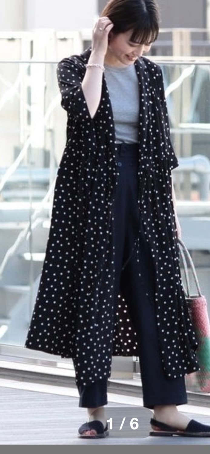 BEAMS BOY 폴카 도트 랩 드레스 상품이미지9