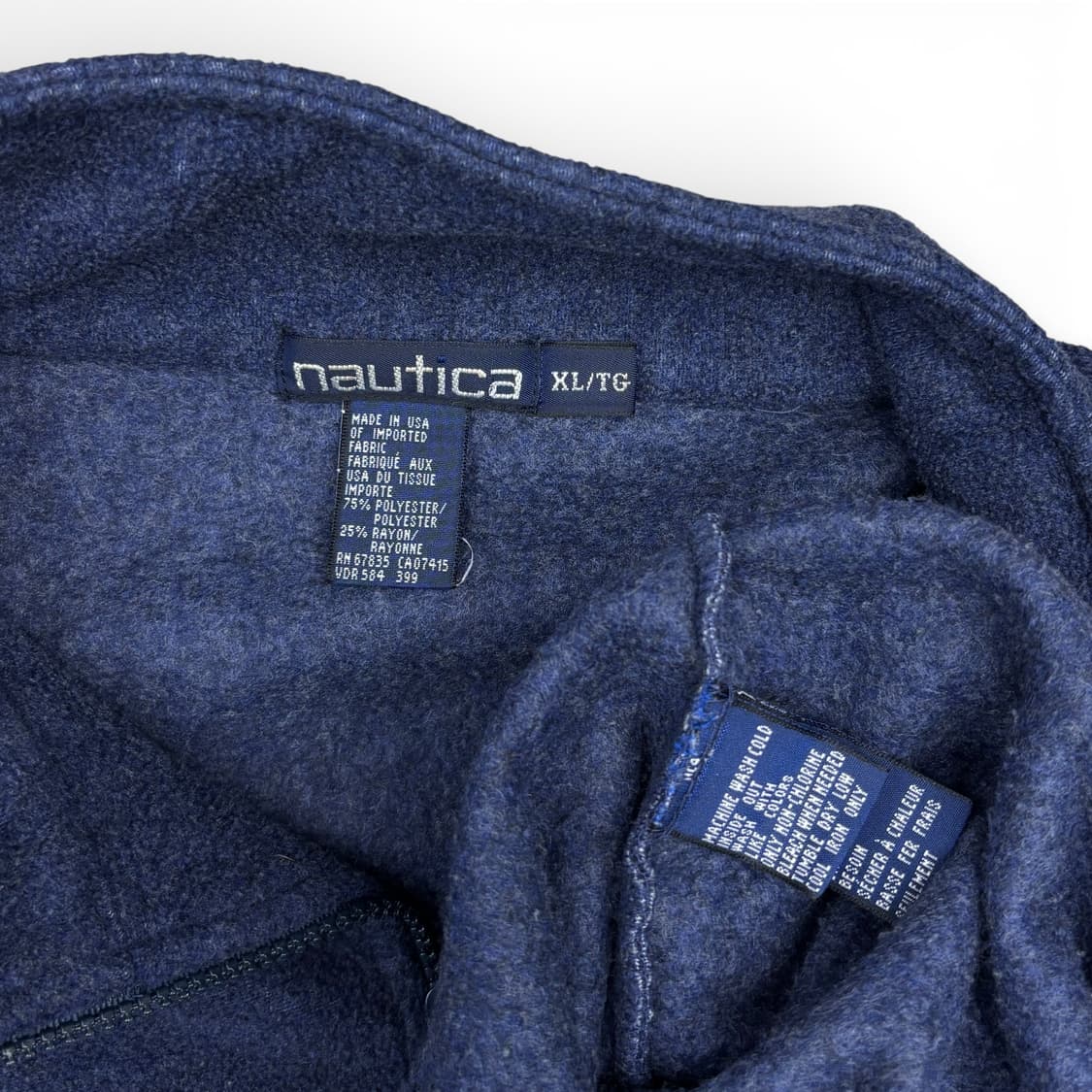 90's 노티카 하프 집 풀오버 플리스 상품이미지8