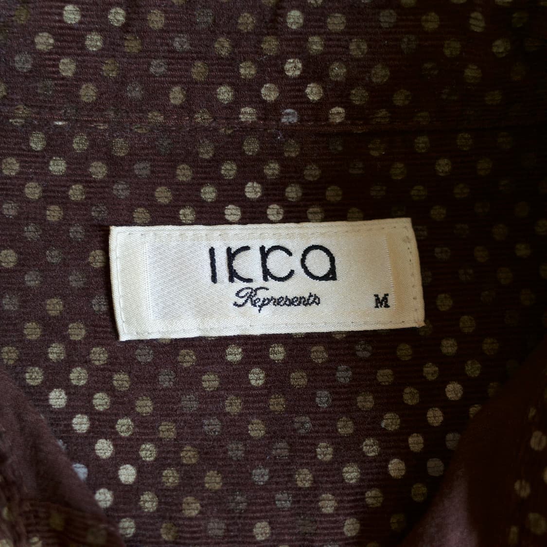 Ikka dot pattern cotton shirts 상품이미지7