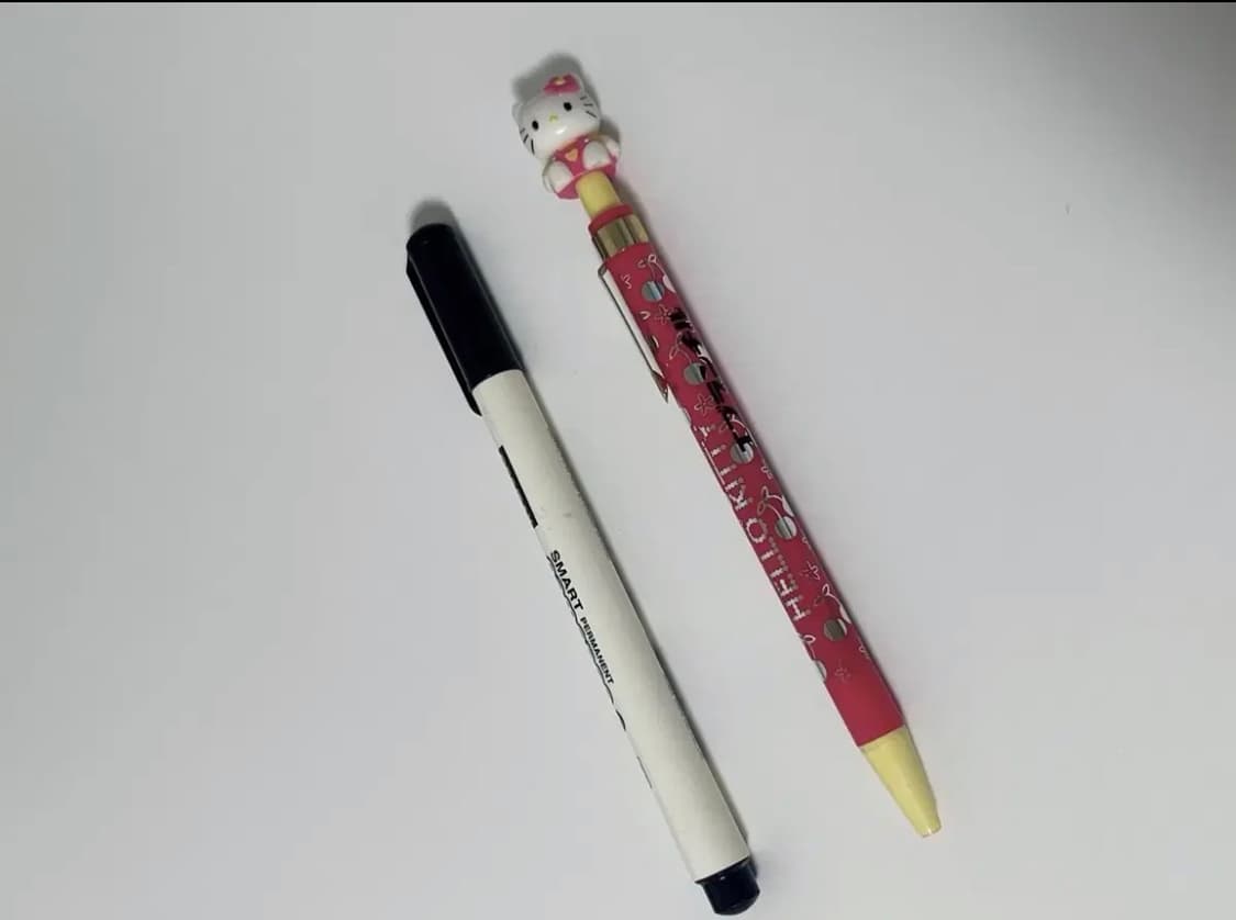 고전 카오하나 키티 볼펜 꽃 필기구 체리 키티 사쿠란보 마이멜로디 상품이미지6