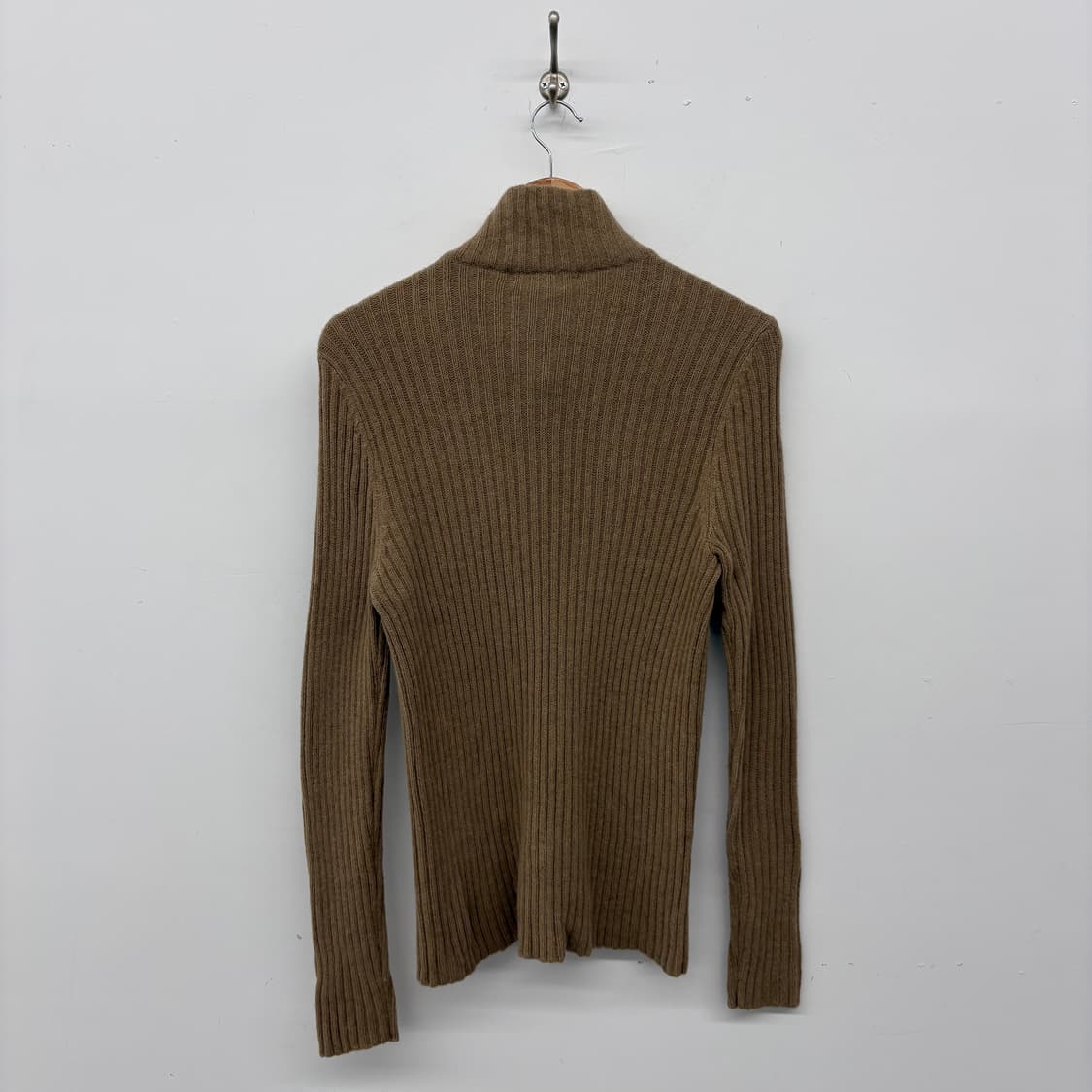 랄프로렌 집업 니트 가디건 브라운 패턴 여/L 상품이미지5