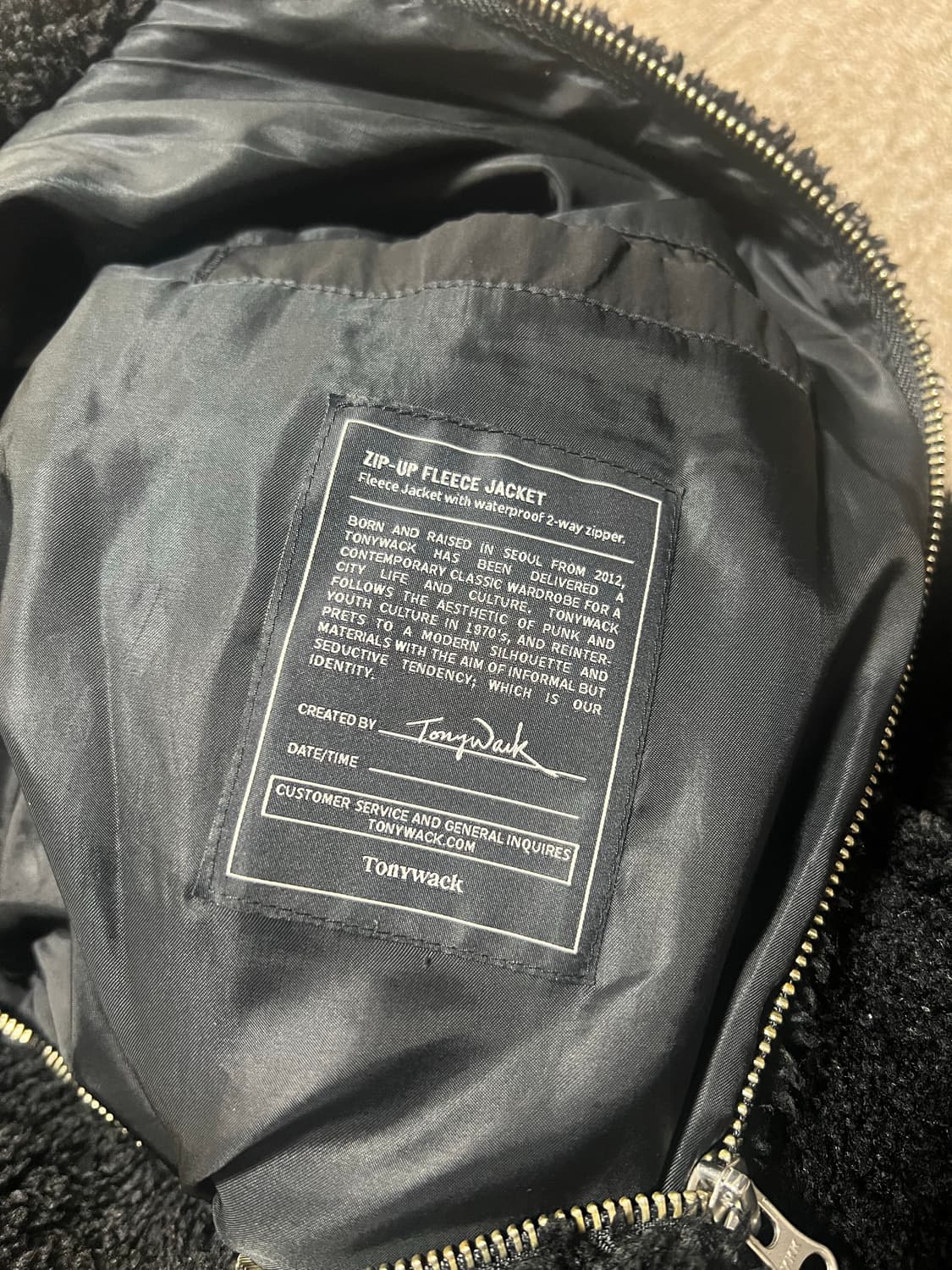 토니웩 레더플리스 자켓 M 상품이미지5