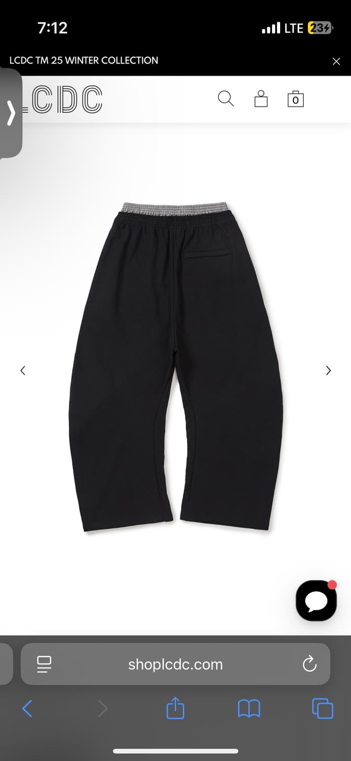 LCDC 레이어드 체크 스웻팬츠 상품이미지6