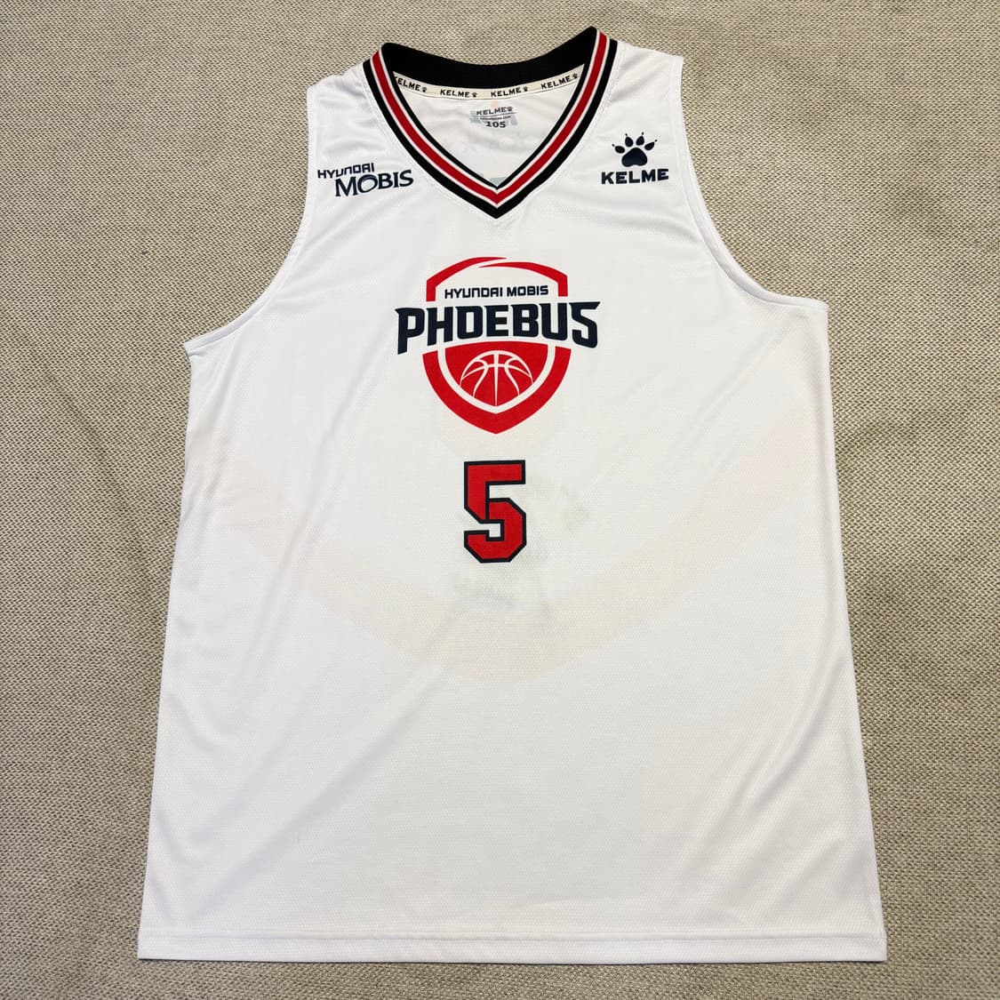 켈미 KBL 현대 모비스 김지완 유니폼 상품이미지1