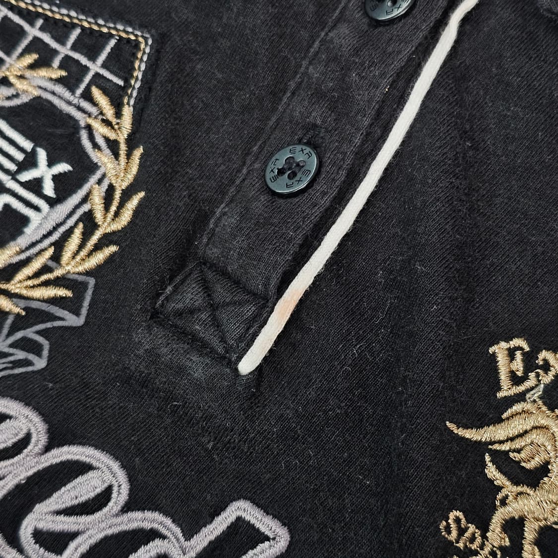 90 EXR 자수 반팔 카라티셔츠 상품이미지8