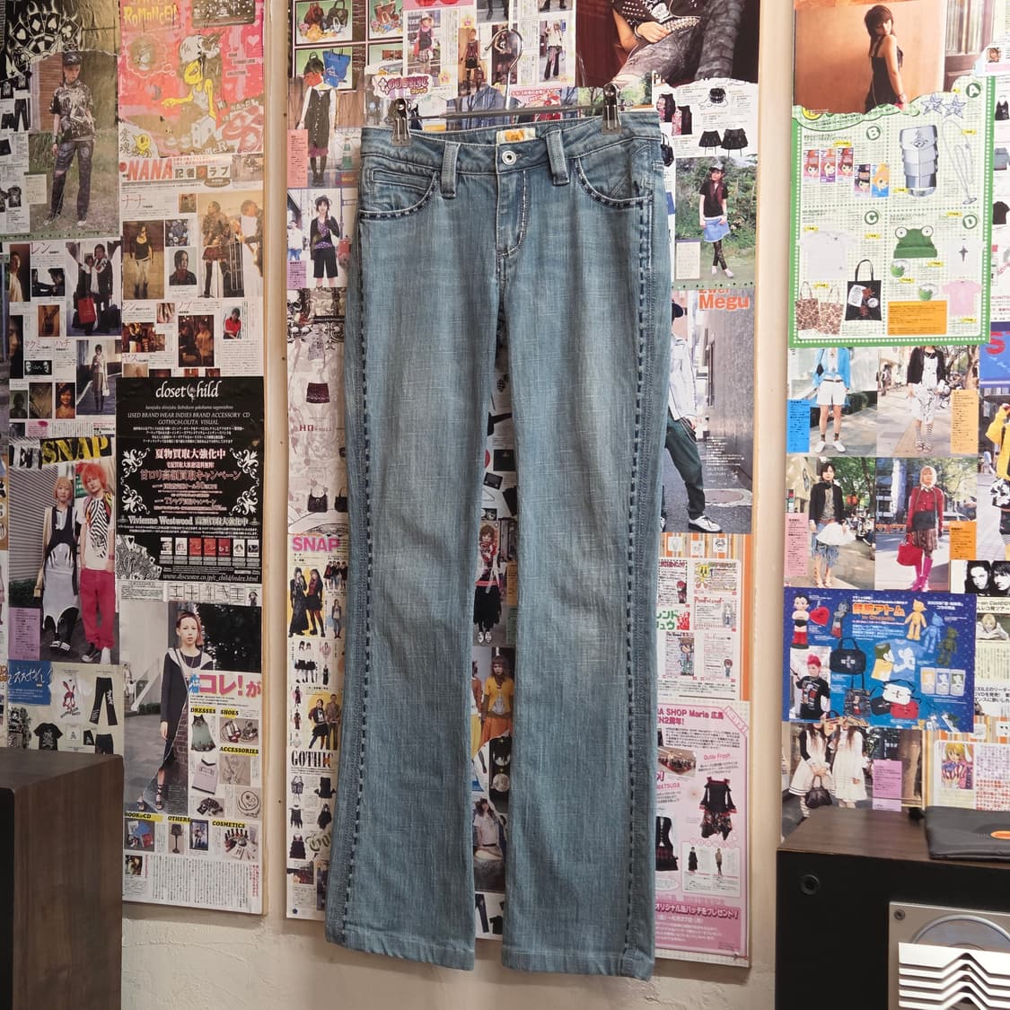 엔틱 데님 USA 웨스턴 자수 부츠컷 팬츠 상품이미지4