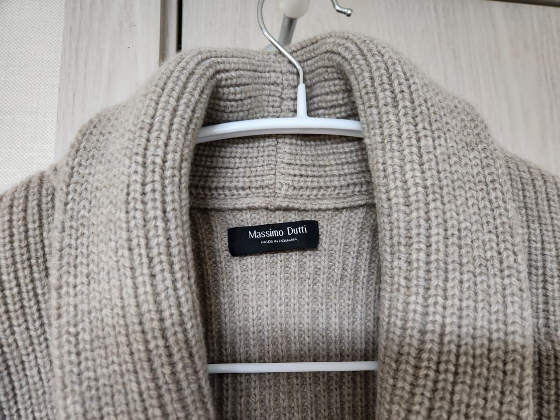 마시모두띠 울 숄칼라 가디건 상품이미지5