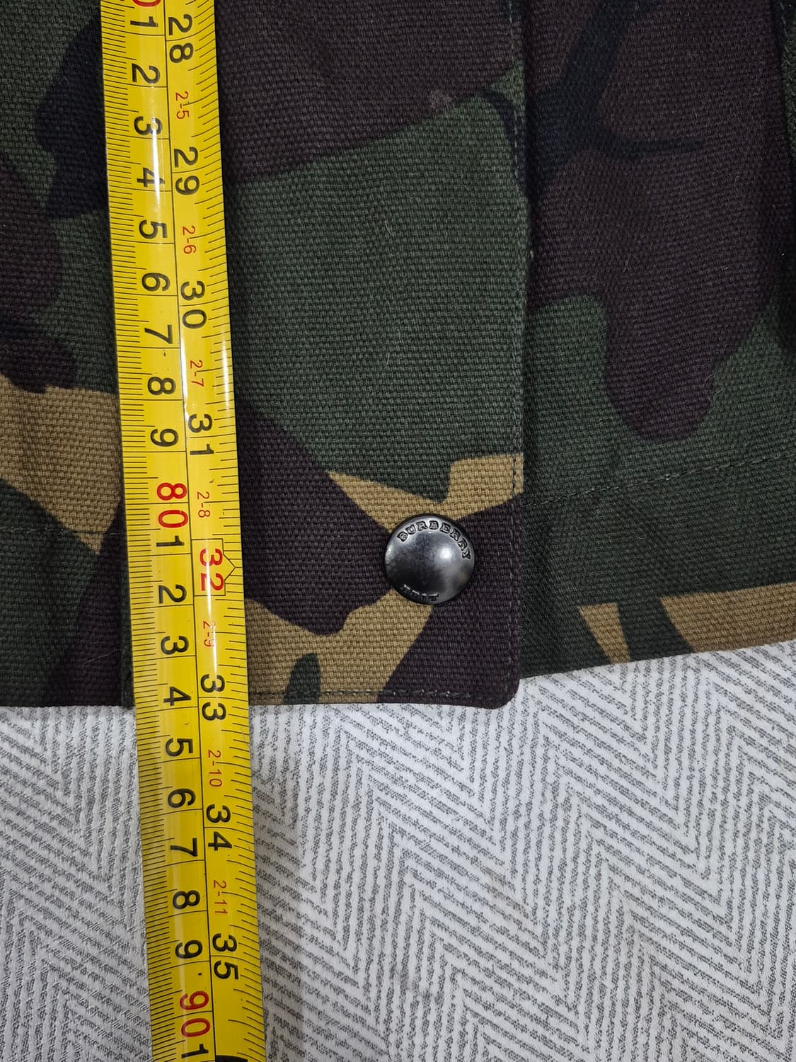 버버리 밀리터리 카모 야상 점퍼 자켓 남성 100사이즈 상품이미지10