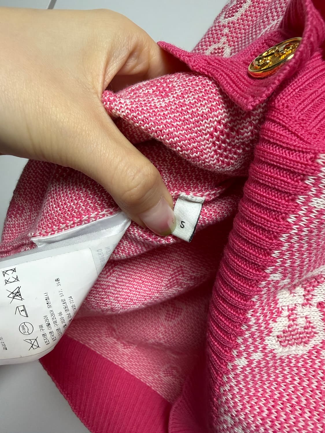 구찌 GG 가디건 핑크 상품이미지6