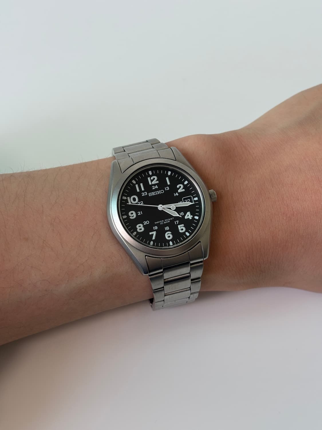 1990s Black Dial Military Field Quartz 상품이미지8