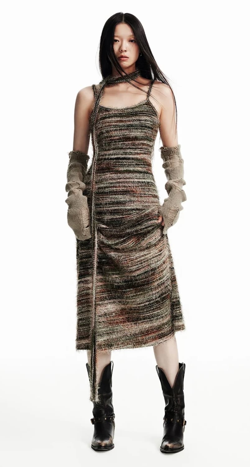 Wesame LAB 원피스+레더자켓 상품이미지3