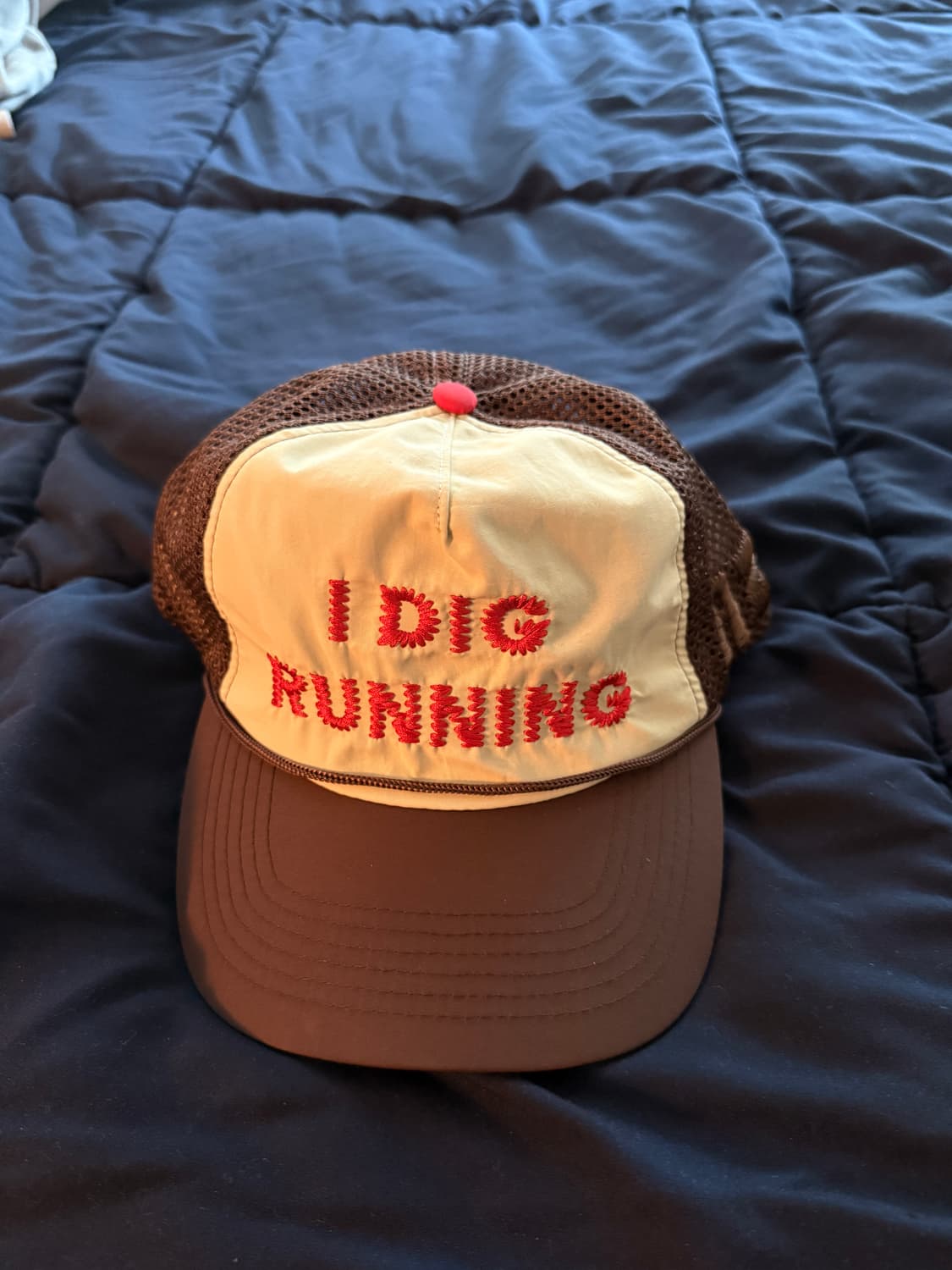 [OS] 알렉스 조노 아이 디그 러닝 트러커 햇 OG 브라운 상품이미지1