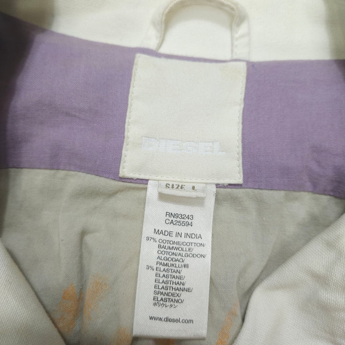 디젤 코튼 라이더 자켓 L 상품이미지5