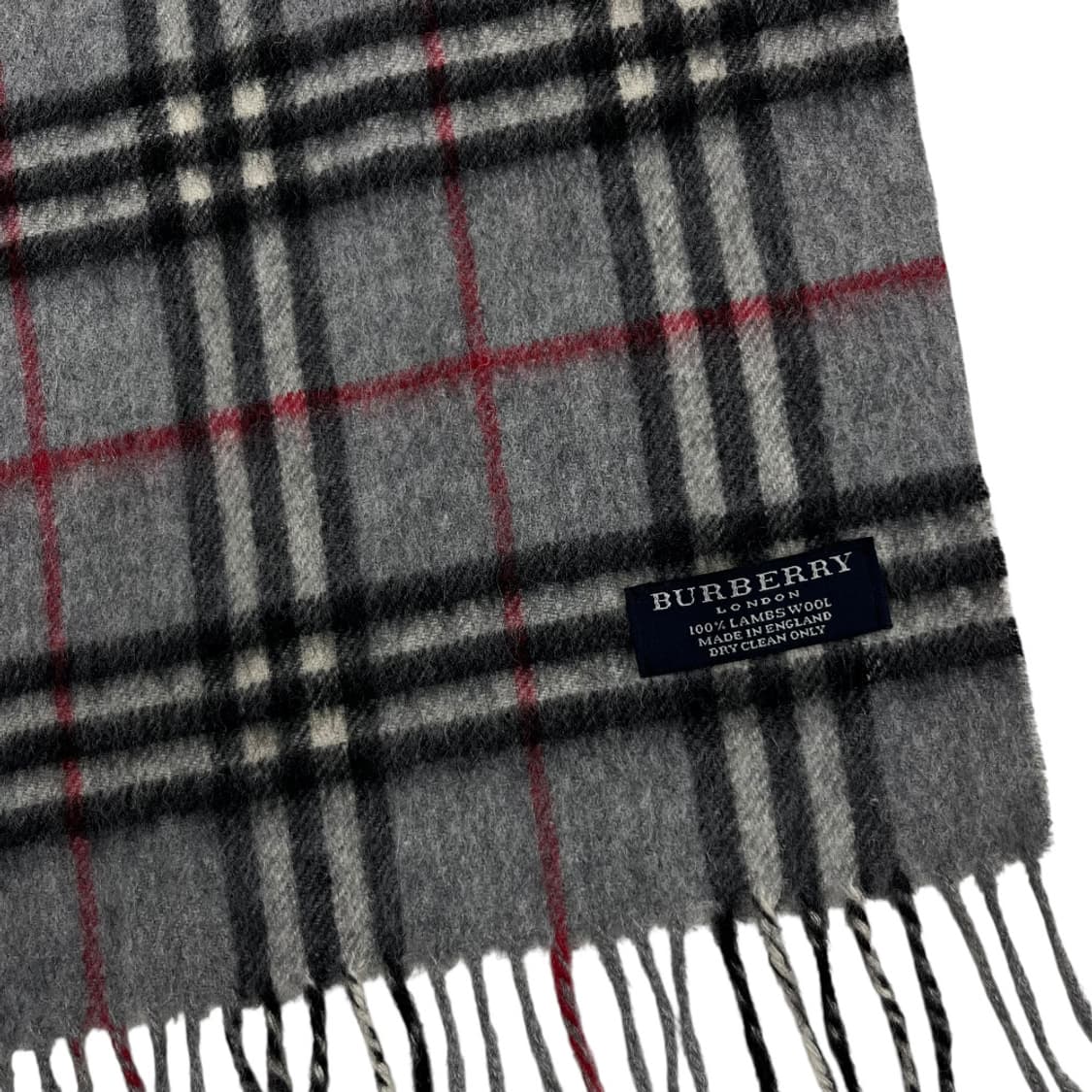 버버리 그레이 노바체크 램스울 머플러 상품이미지5