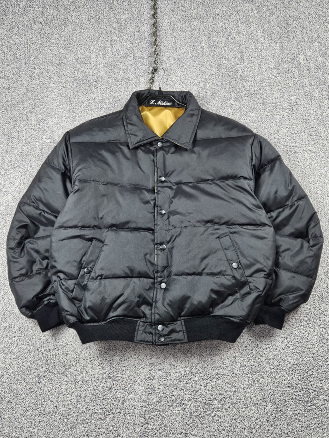 몰츠 배색 프린팅로고 리버시블 패딩 자켓 ( M ) / 10110 상품이미지4