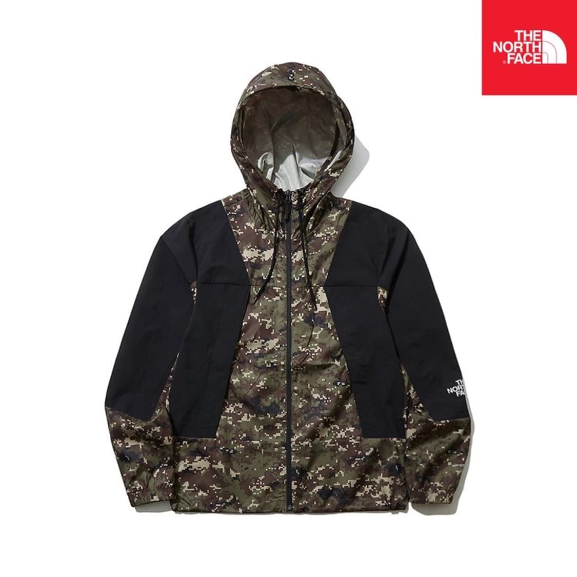 노스페이스 디지털 카모 페릴 윈드 바람막이 자켓 M 상품이미지3
