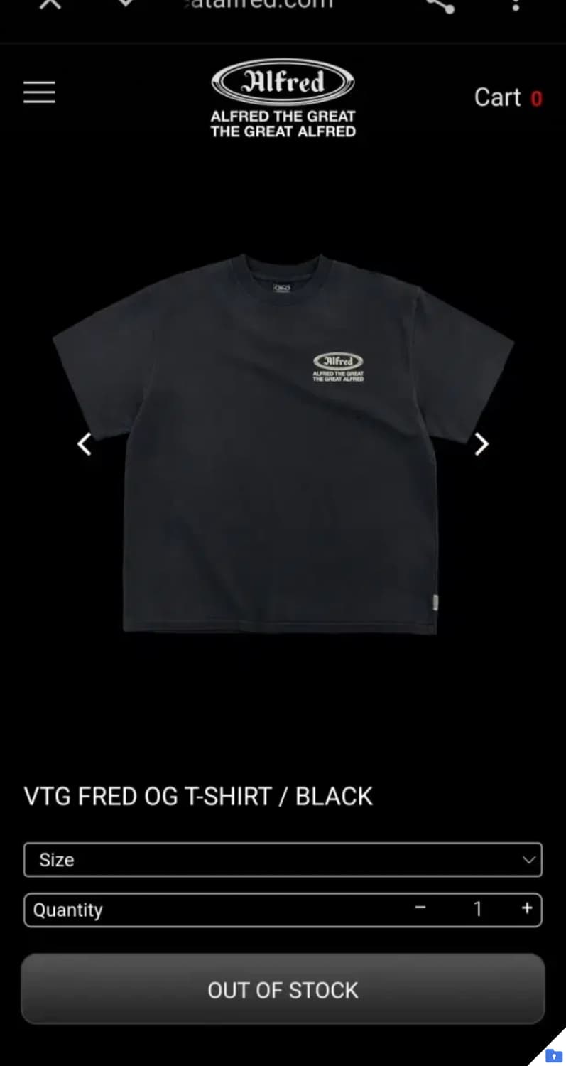 XL) 헤리티지 플로스 알프레드 워싱 반팔티 VTG FRED OG 상품이미지1