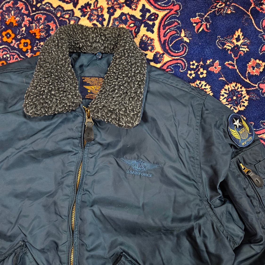 CAPTAIN WEVIC MA-1 항공점퍼 XL size 상품이미지3