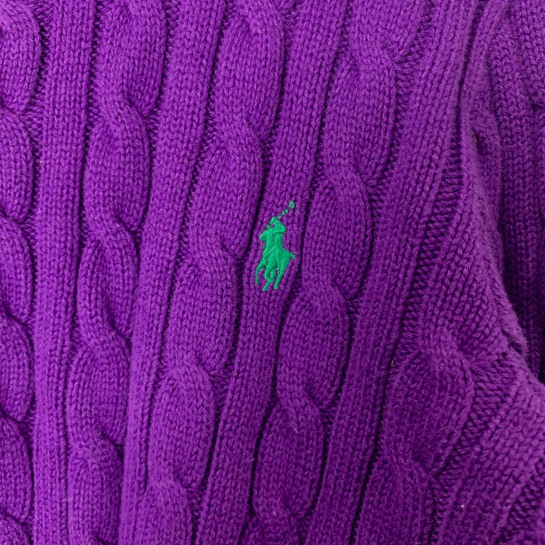 폴로 랄프로렌 버튼 헨리넥 꽈배기 니트 상품이미지4