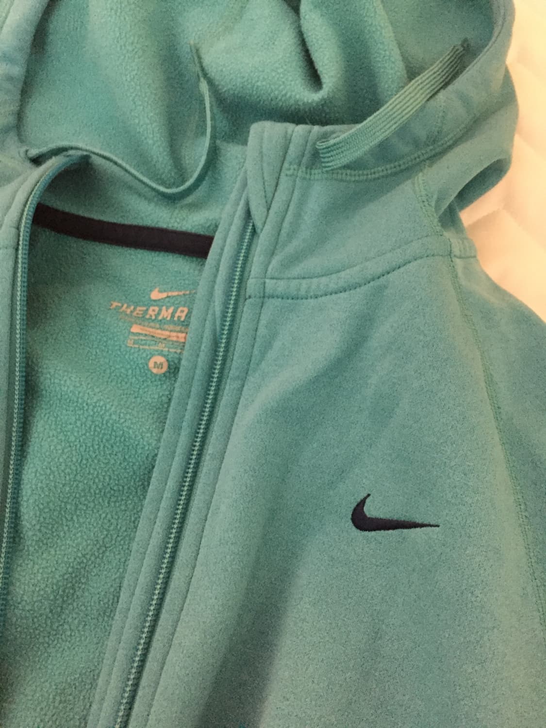 빈티지 나이키 민트후드집업 샵페어리 초코민트 라떼갸루  상품이미지2