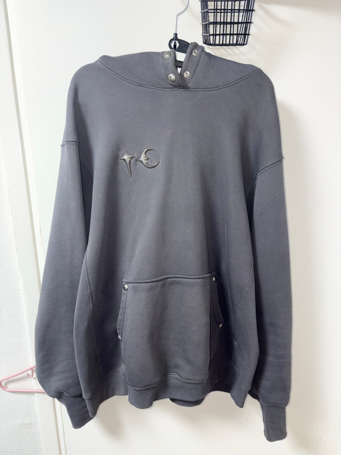THUG CLUB 떠그클럽 아머 후디 그레이 Size 3 상품이미지1