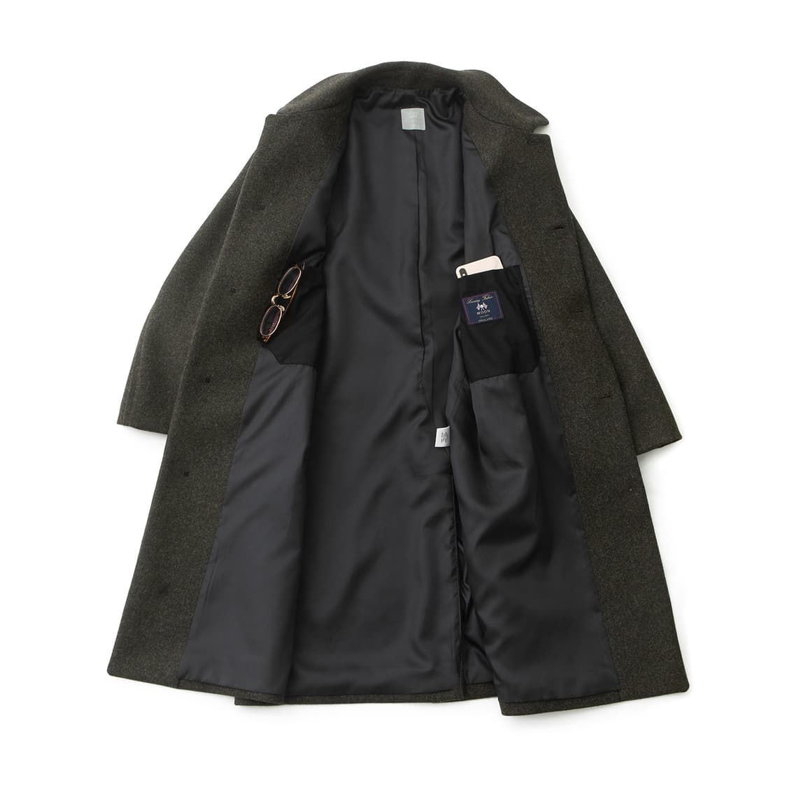 어나더 오피스 봉주르 싱글 코트 문트위드 헤링본 브라운 1 사이즈 상품이미지7