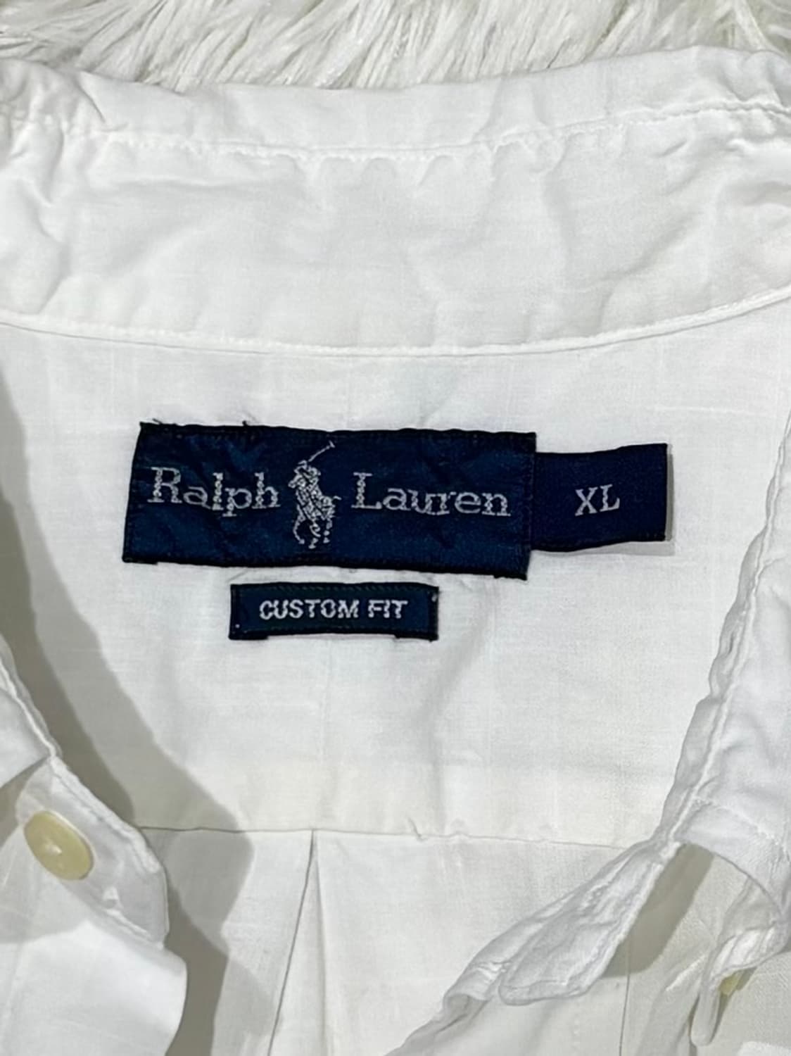 폴로랄프로렌 네이비포니 화이트 반팔 셔츠 상품이미지6