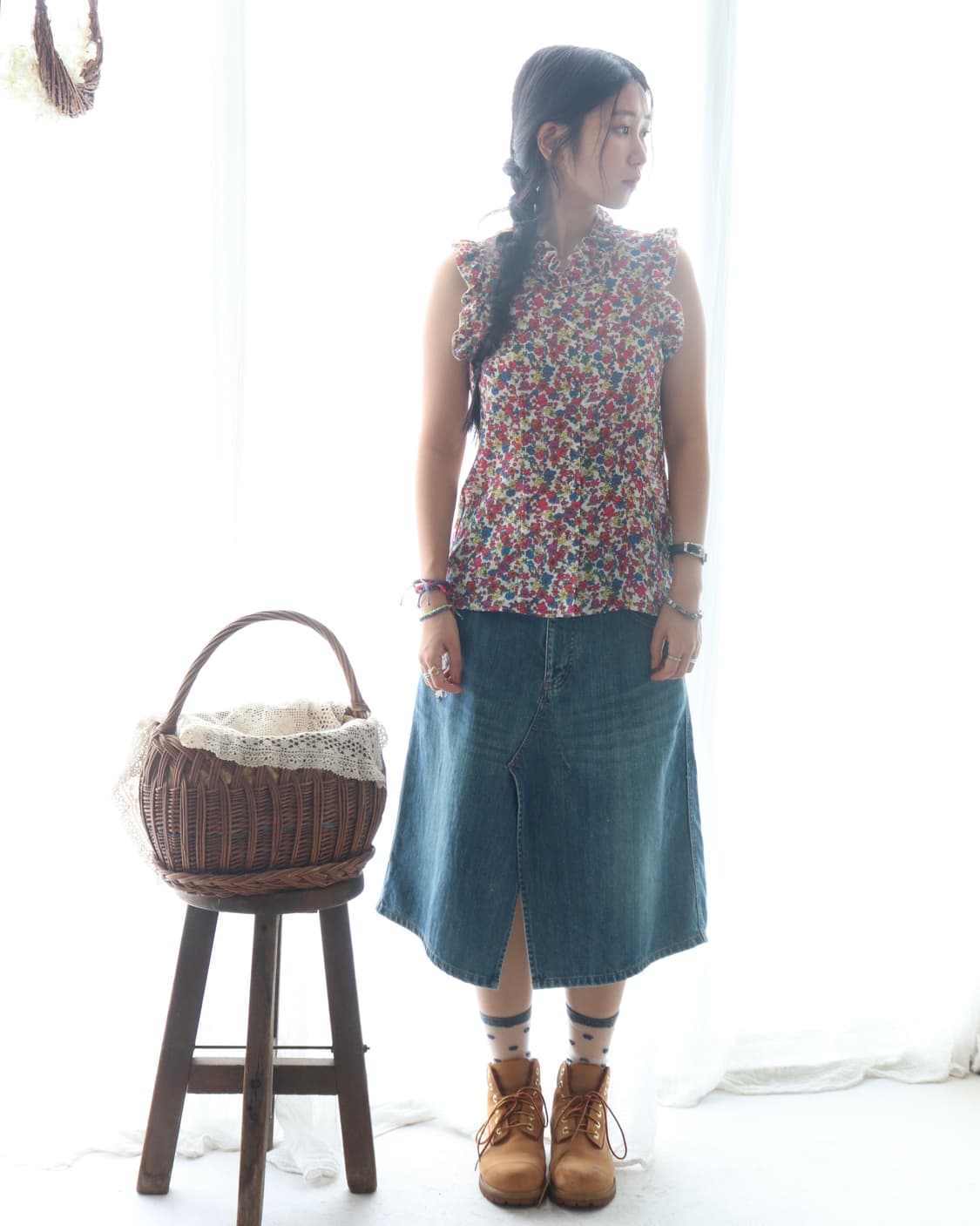 [Hysteric Glamour] Fuckbear Frill Blouse 상품이미지2