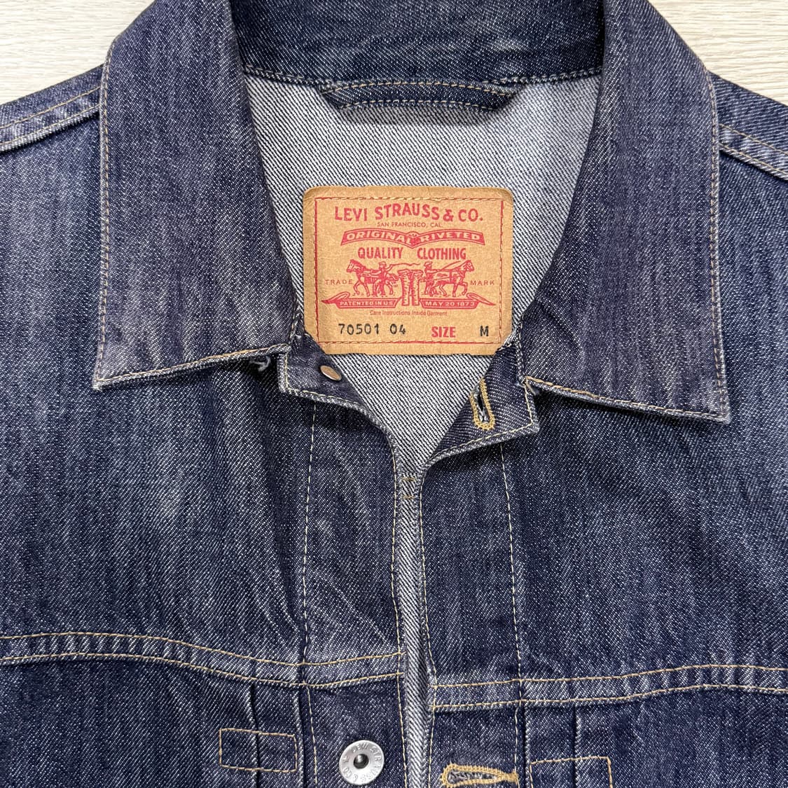 리바이스 70501 데님 자켓 상품이미지2