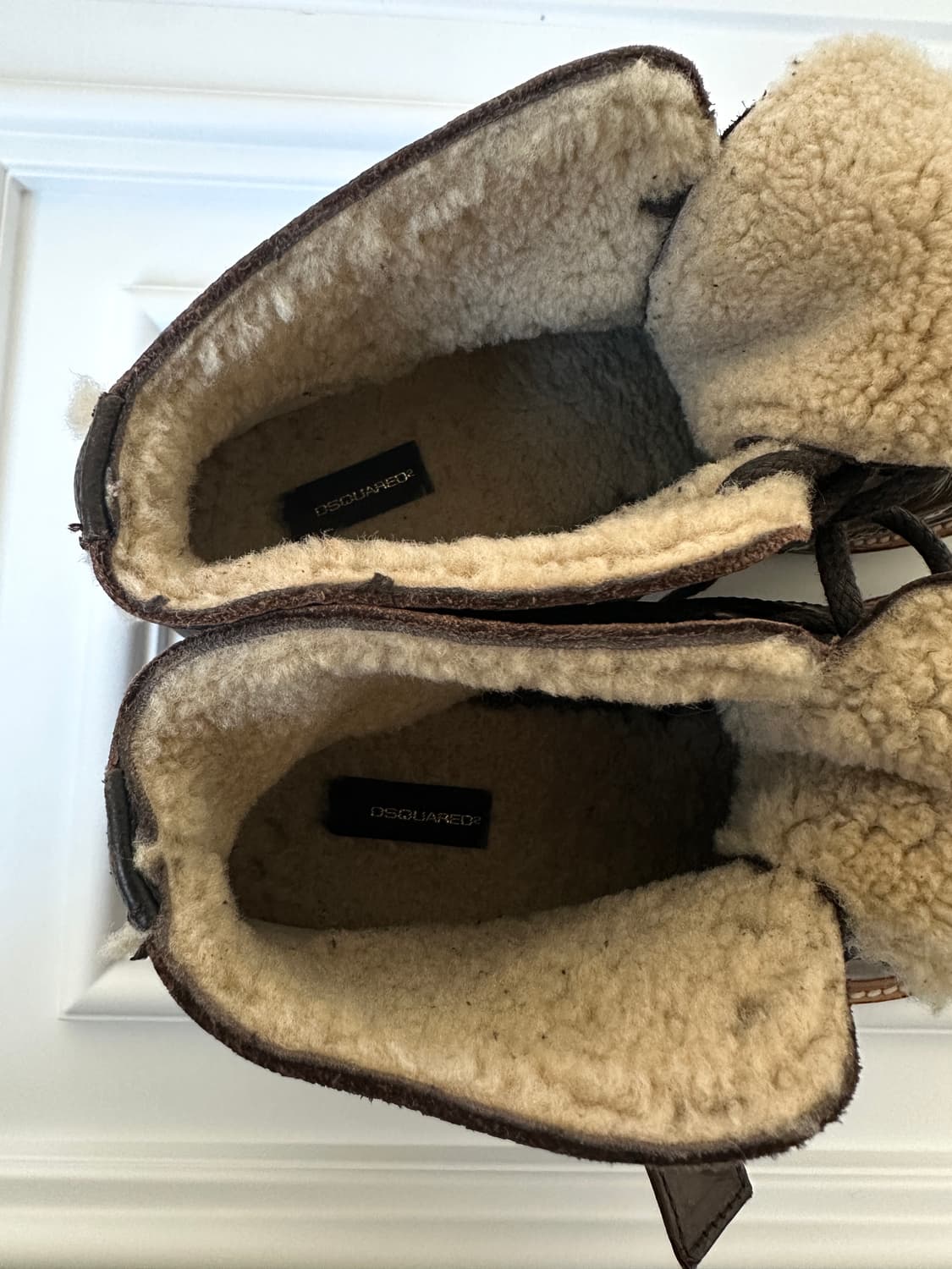 디스퀘어드 아카이브 메탈버클 레더 퍼 부츠 상품이미지7