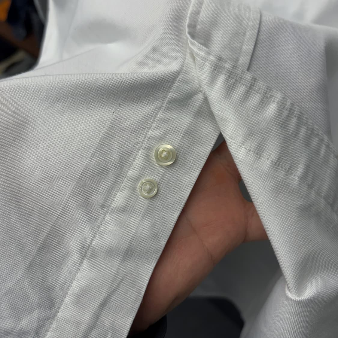 80s 브룩스브라더스 수피마 코튼 오리지널 옥스포드 셔츠 N441 상품이미지6