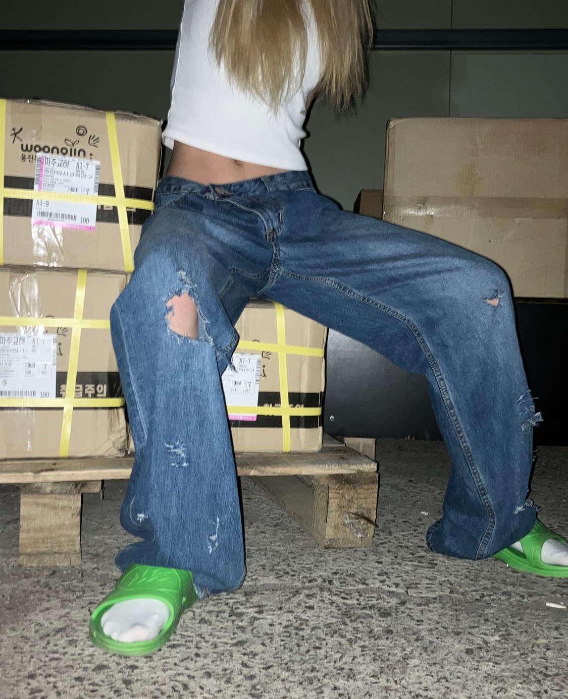 Yanslcatchup&down denim jeans 상품이미지2