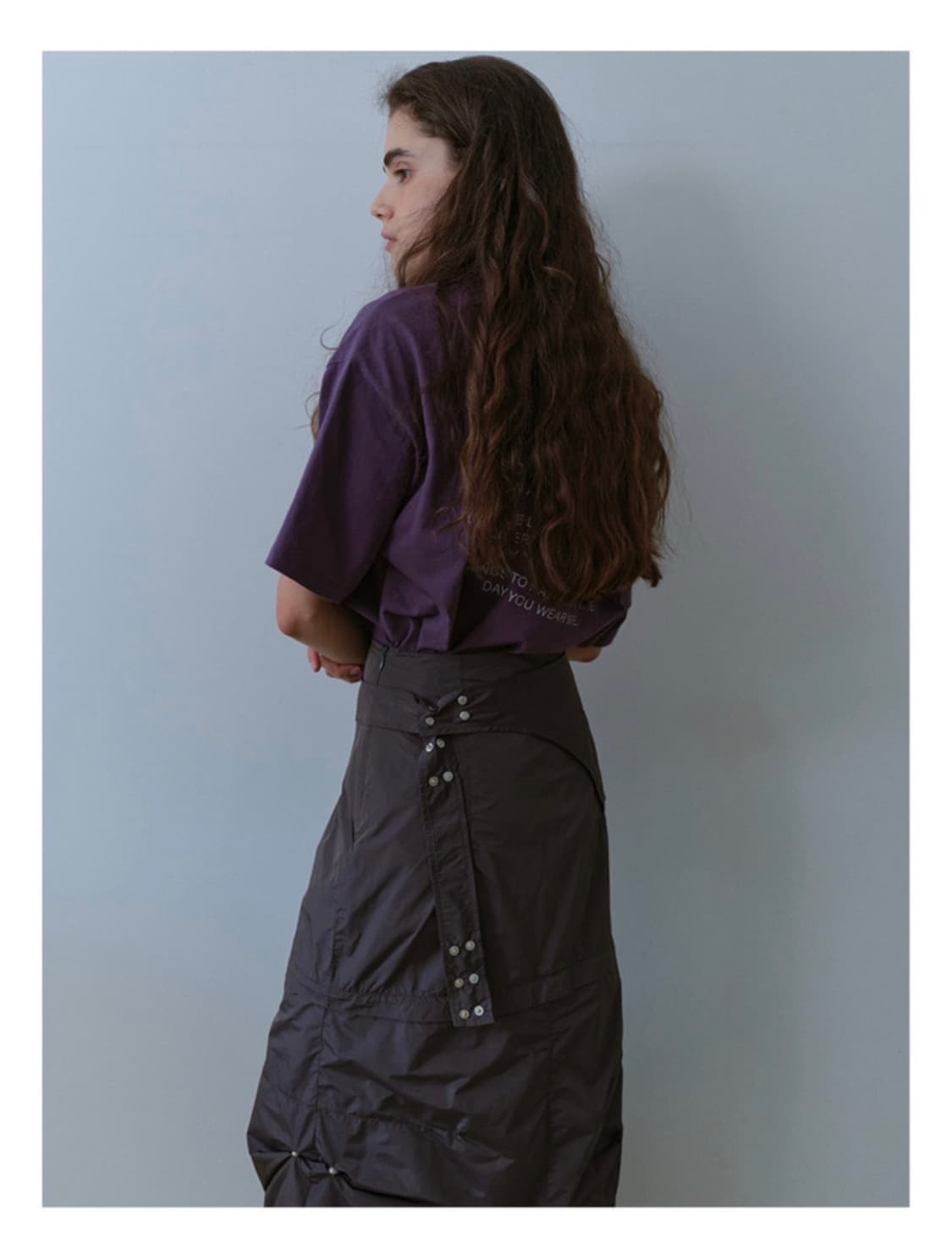 NOCONTENT 노컨텐츠 Snap Belt 2Way Skirt 스커트S 상품이미지7