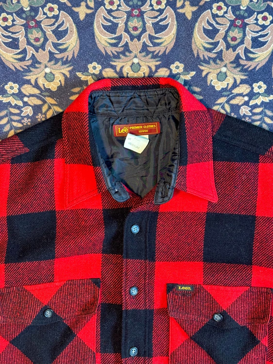 일본판 리 버팔로체크 울 플란넬 워크셔츠 상품이미지3