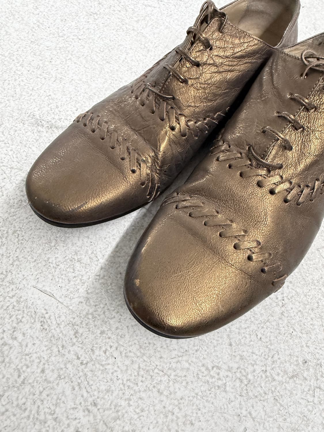 꼼데가르송 스티칭 레더 슈즈 상품이미지3