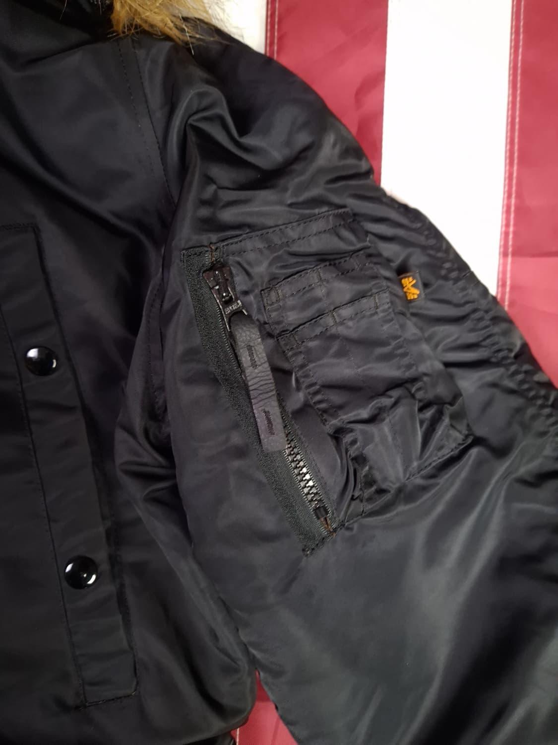 새제품급 오리지날 민수용 미공군 알파사 N-3B 파카 상품이미지6