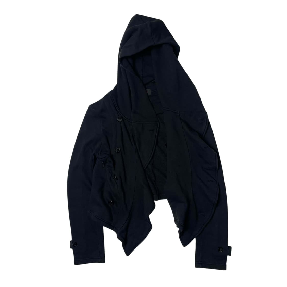 Gomme 셔링 언밸런스 후드 자켓 상품이미지5