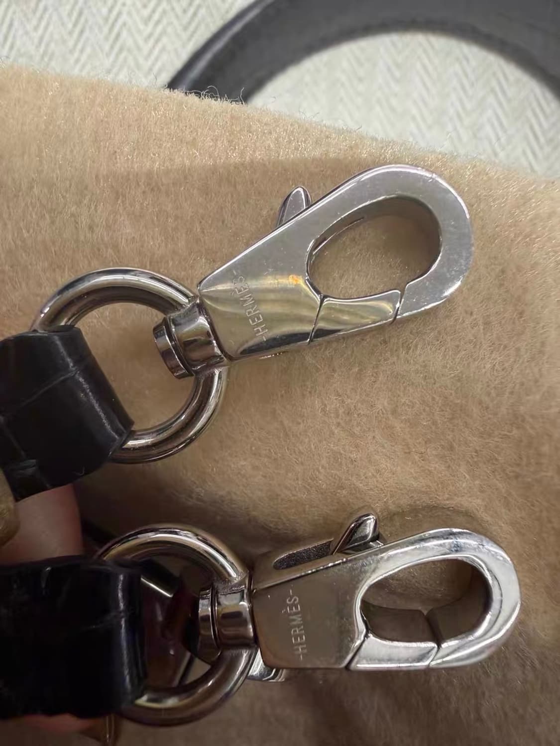 에르메스 미니 켈리백 2세대 엘리게이터 블랙 은장 상품이미지9