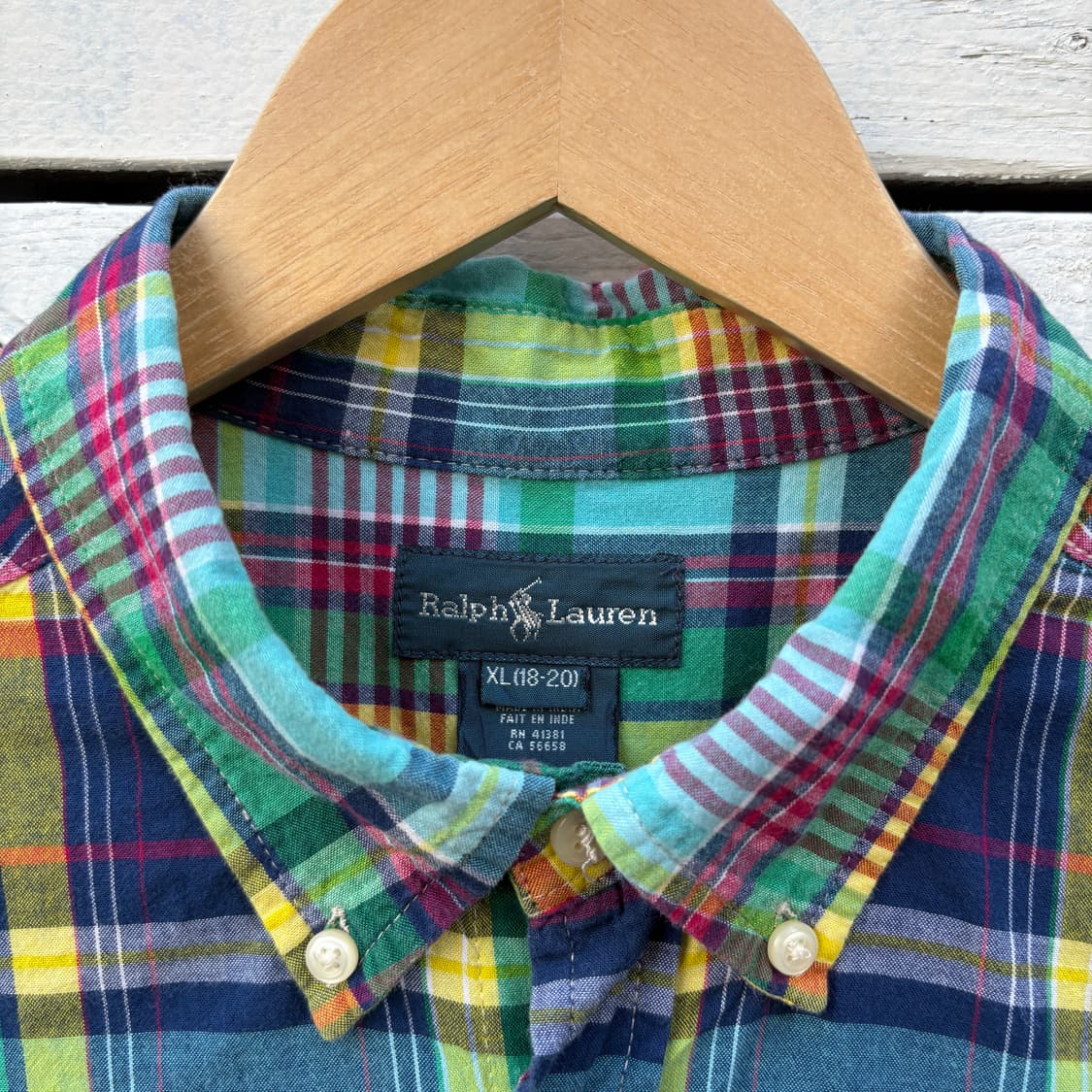 Polo 폴로 체크 반팔 셔츠 상품이미지3