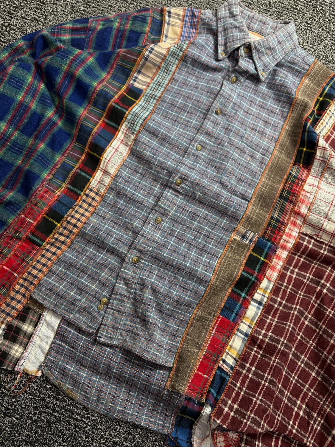 리빌드 리메이크 와이드 플란넬 셔츠 2337 상품이미지4