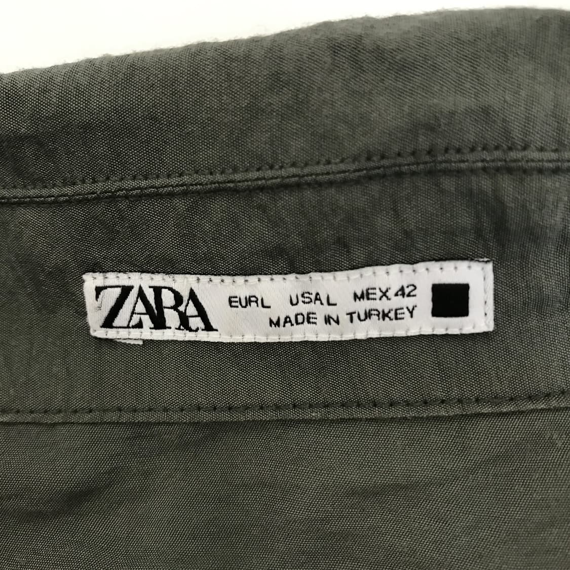 자라 비스코스 모달 오픈카라셔츠 [L] 상품이미지4