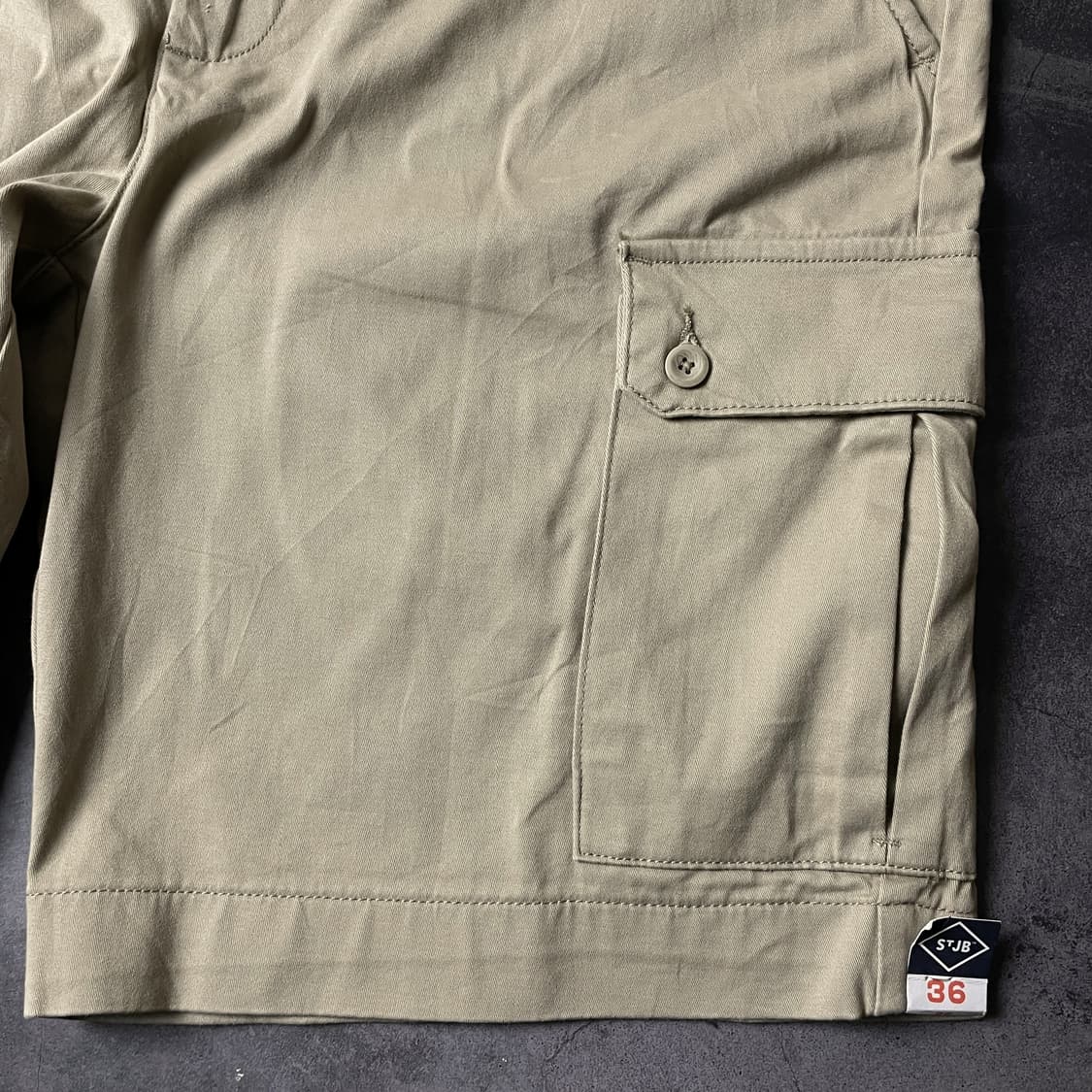 ST.JOHN'S BAY 데드스탁 베이지 카고 하프 팬츠 A00749 상품이미지4