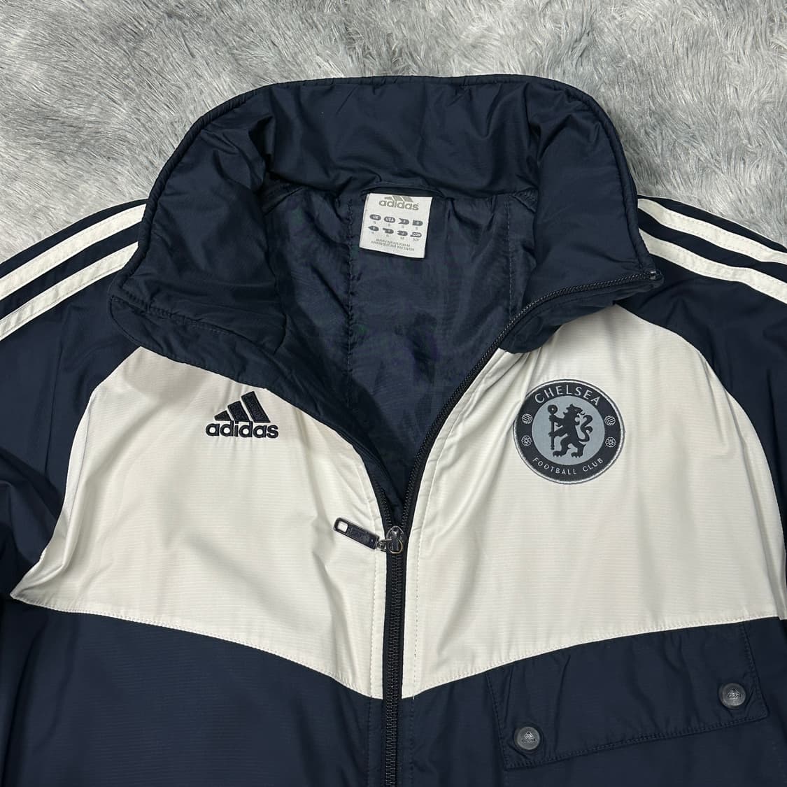 아디다스 첼시 네이비 화이트 점퍼 m 상품이미지2