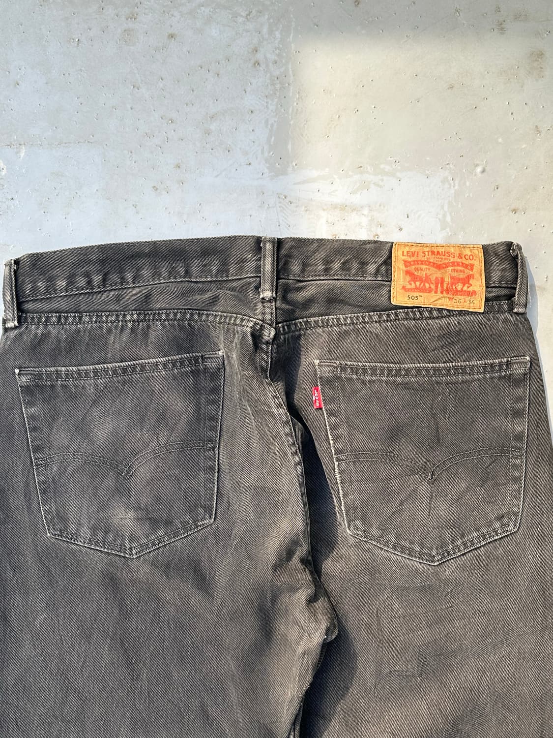 [리바이스] •Levi's 505 Black Denim 상품이미지7