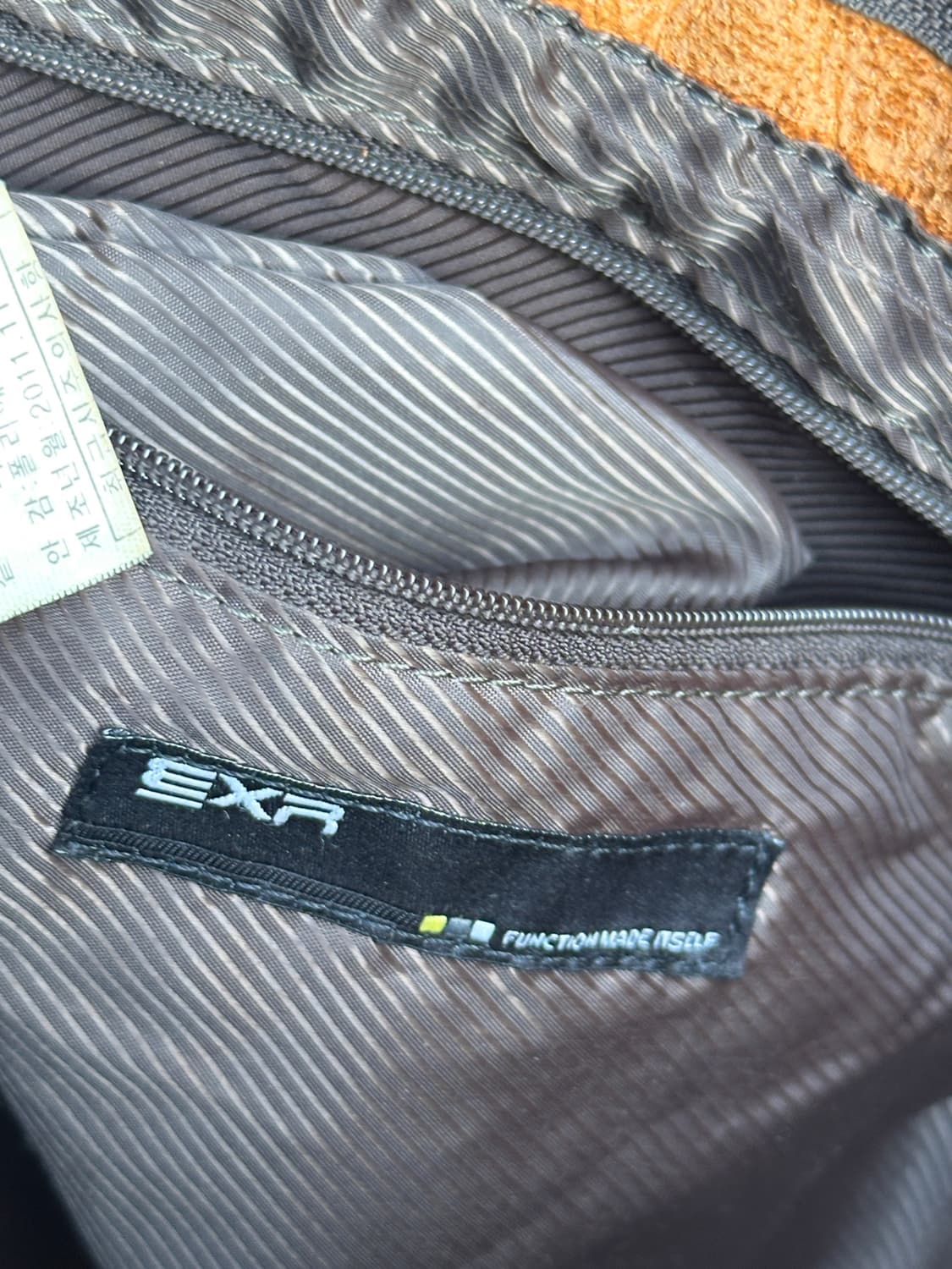 EXR multi pocket brown leather bag 상품이미지9