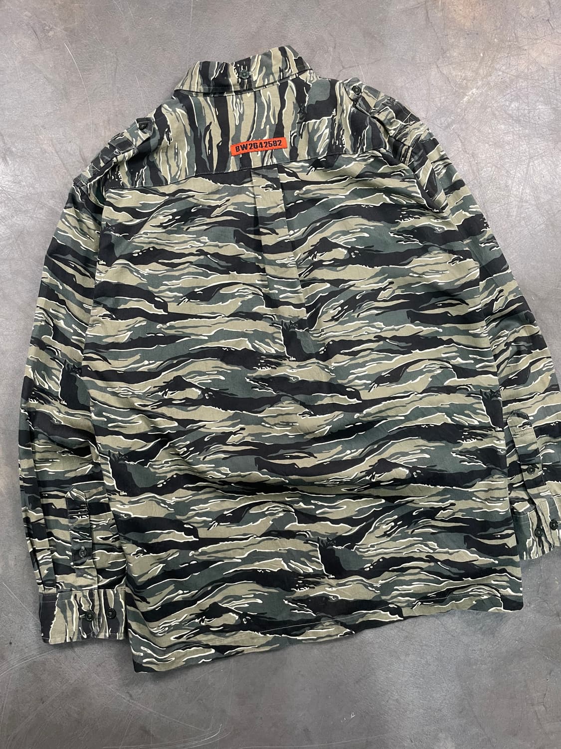 빈티지 타이거 카모 셔츠 상품이미지6