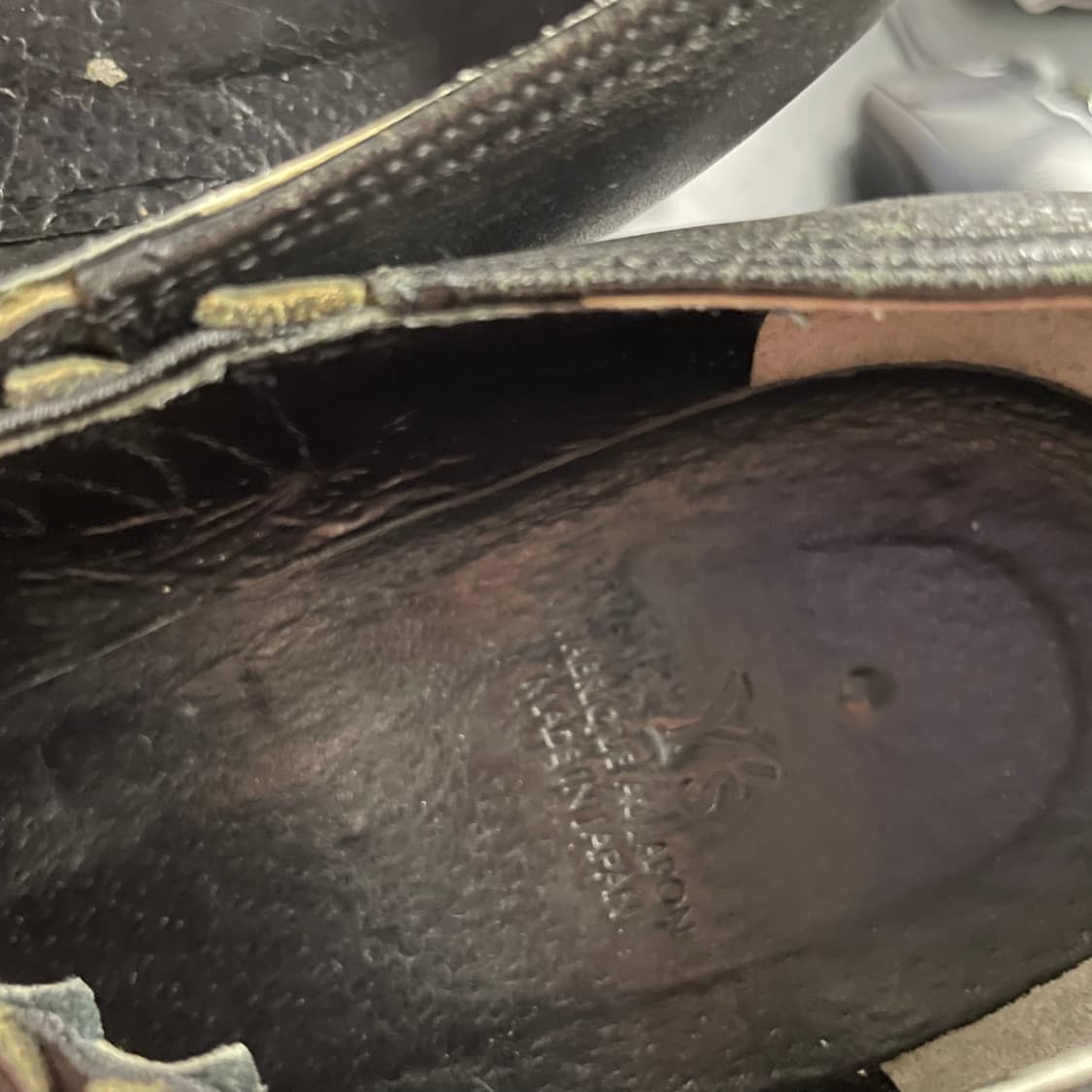 요지야마모토 가죽 슬립온 슈즈 상품이미지8