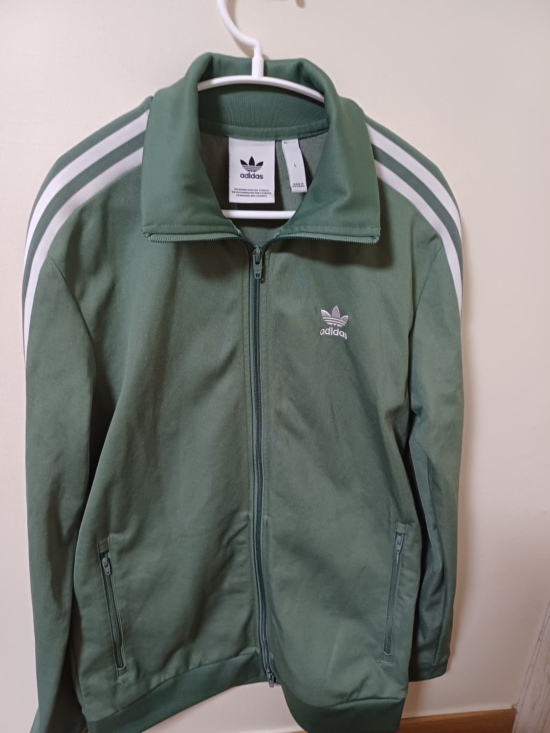 아디다스 베켄바우어 카키 트랙탑 져지 상품이미지1