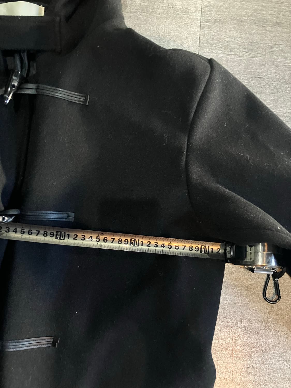 일본빈티지 Gary 올드스쿨아메카지 떡볶이단추 더플롱코트 상품이미지2